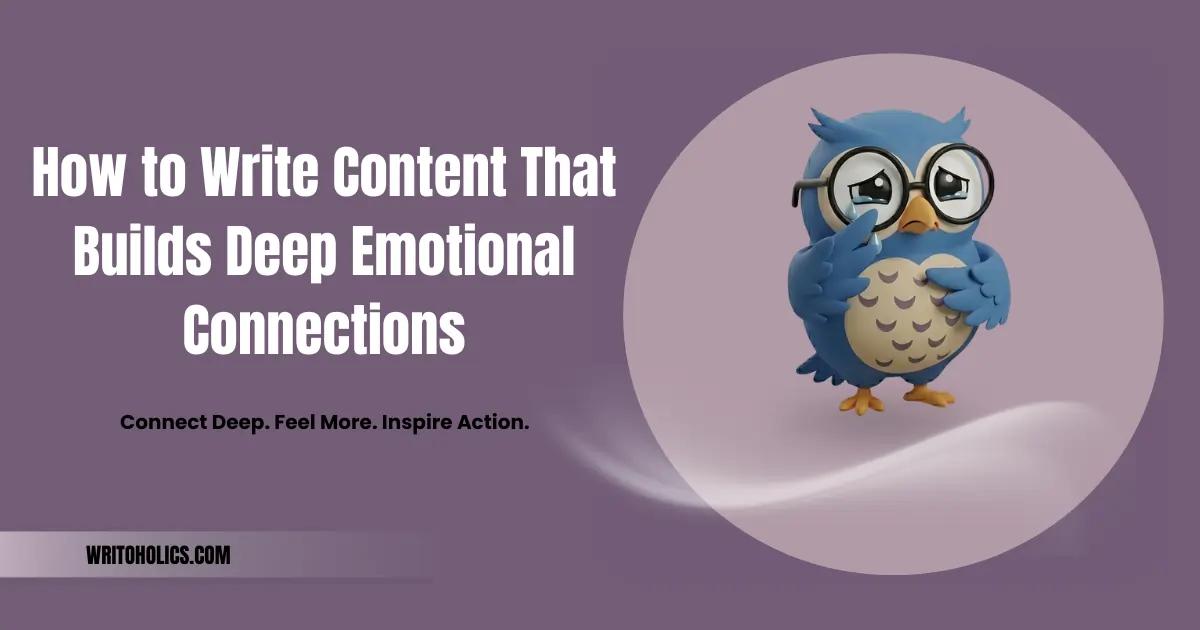 How to Write Content That Builds Deep Emotional Connections